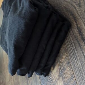 ♥️ 5 SKIMS black long sleeve cotton tops Soot Washed Out Black